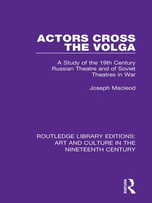 cover image of Actors Cross the Volga